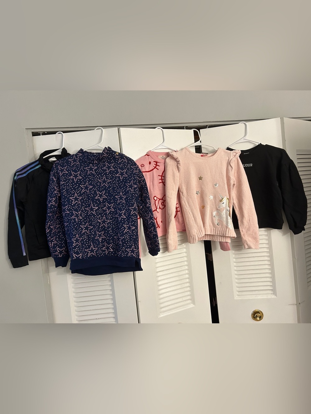 (5) Girls long sleeve tops